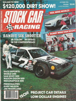 STOCK CAR RACING 1983 OCT - Nelson, Patterson, Bandit Six Shooter, Project Car
